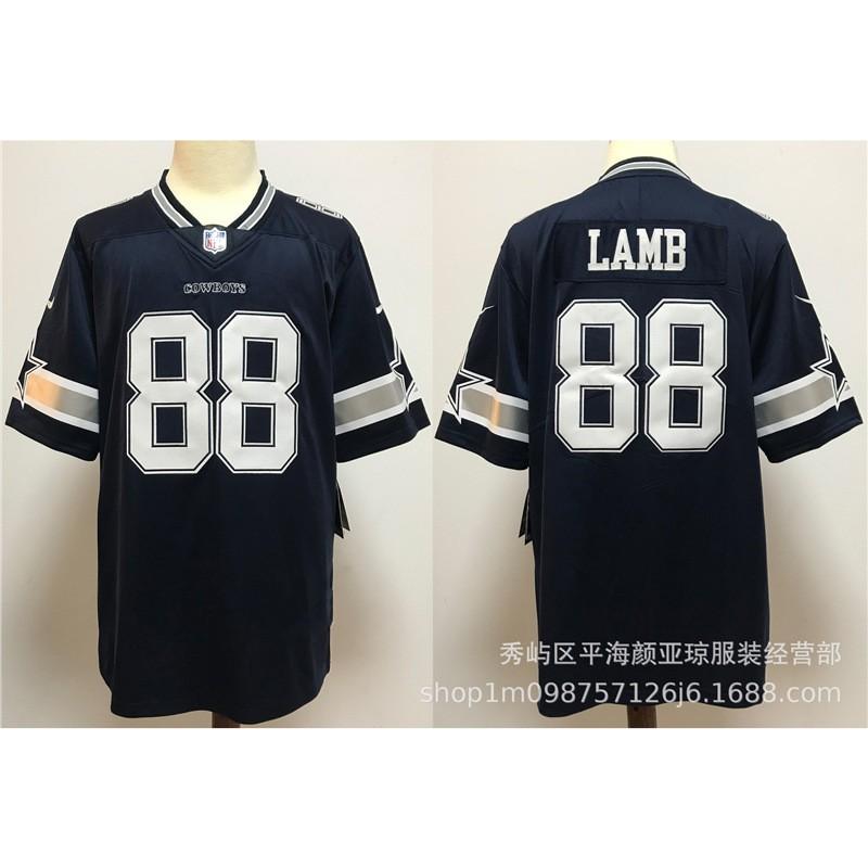 Mens NFL Dallas Cowboys Embroidered Jersey Rugby Style Football Uniform Top Fans Casual Wear