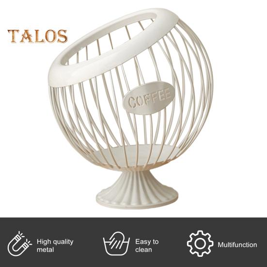 Держатель для чашки K для прилавка. Металлическая корзина для хранения капсул для кофе. Большой вместительный органайзер для чашек K для Keurig Nespresso Vertuo. Органайзер для кофейной станции. Чайный пакетик.