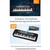 37 Keys Music Piano Keyboard Microphone Dual Speaker Stand Electronic Keyboard with Microphone Multi-Functional Mini Piano