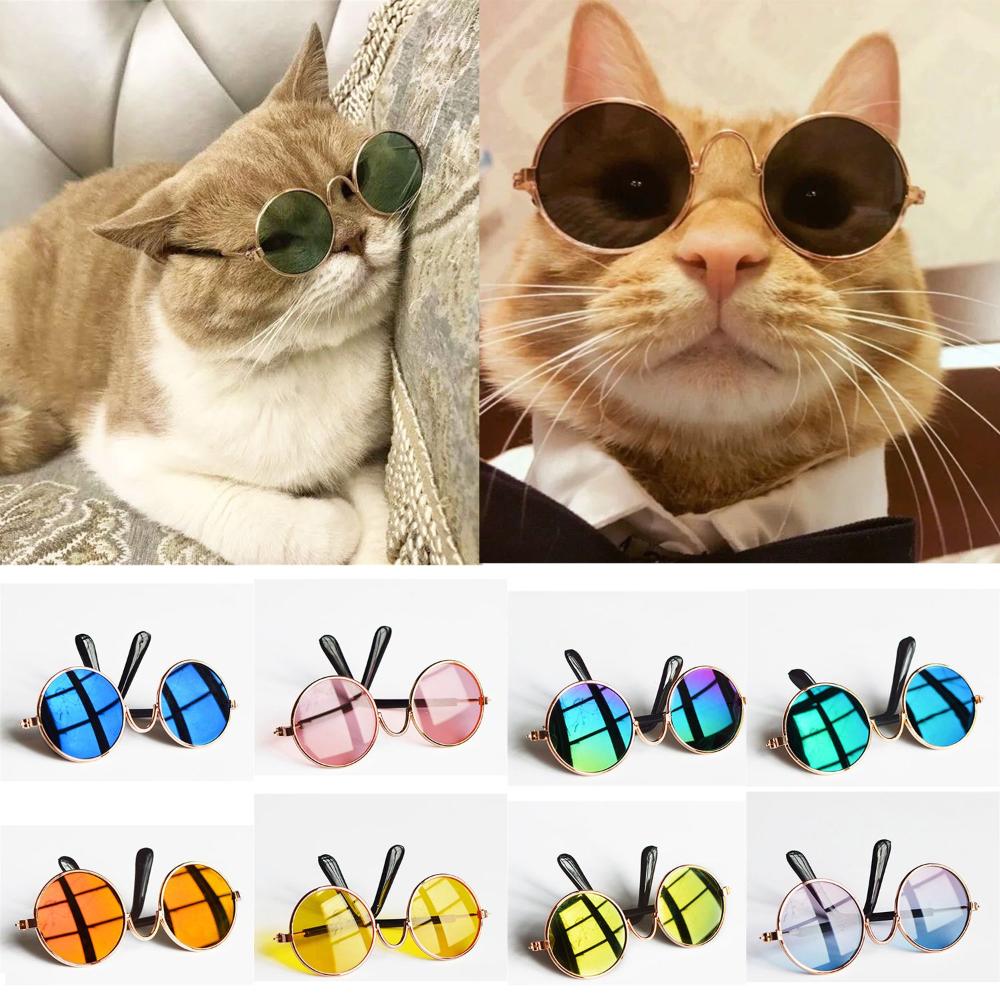 Accessories Reflection Vintage Dog Pet Glasses Sunglasses Eye-wear Cat Glasses