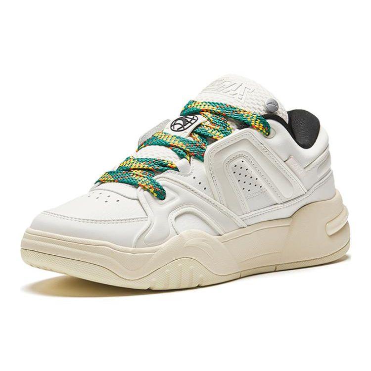 Anta Aojie Sports Прочные низкие кроссовки для скейтбординга Женские кроссовки Off-White Green 122348070-2
