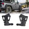 ABS Plastic Pair Front Windshield Wiper Washer Nozzle Spray for Jeep Wrangler JK 2013-2017 Creative Exterior Car Accessories