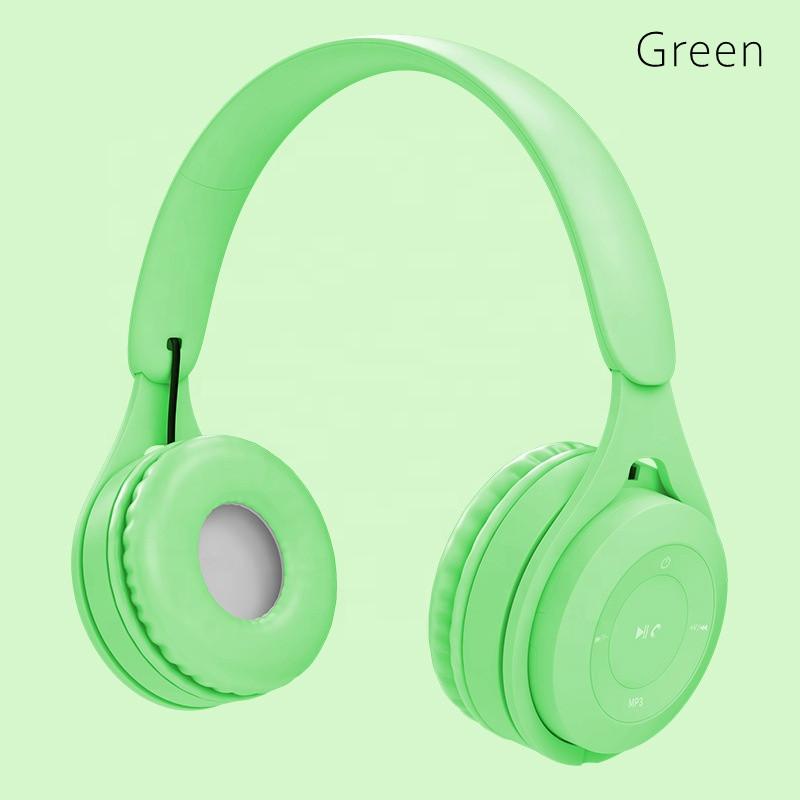 Наушники Детские Беспроводные Bluetooth Наушники Стерео Складные Шлемы Игровые Гарнитуры Накладные Наушники для Android ios