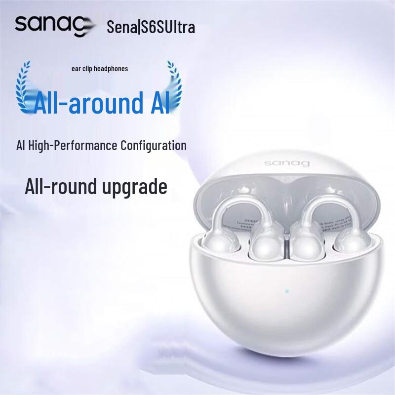 Беспроводные Bluetooth-наушники SANAG S6S Ultra с креплением на ушную раковину