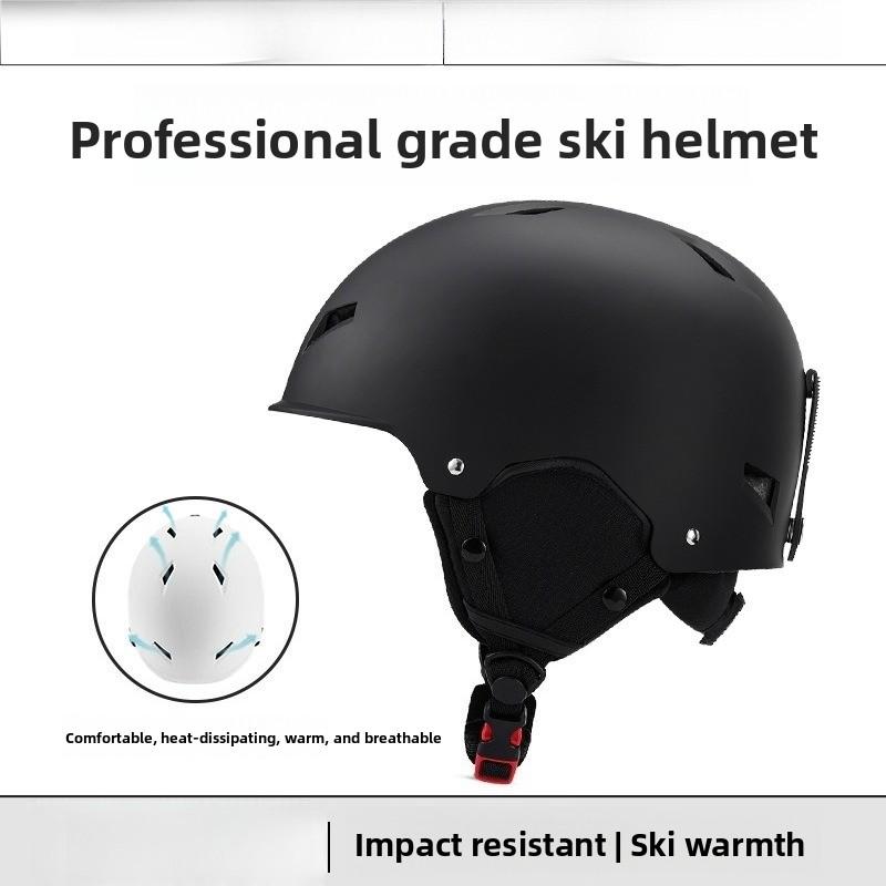 Sports Ski Helmets Male and Female Adult Integrated Molding Warm Ski Skating Snow Helmets Hard Hats
