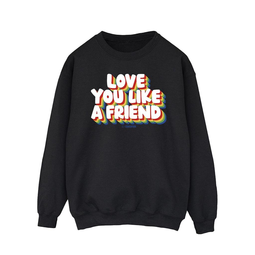 Netflix Mens Sex Education Love Like A Friend Sweatshirt