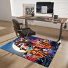 1pc Dragon Ball Z Goku Super Saiyan Office Chair Mat, Anime Cartoon Design, Non-Slip Carpet for Home Decor, Suitable for All Seasons, Ideal Gift for F