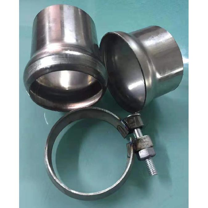 Car Accessories SWIVEL EXHAUST CLAMP SS Joint Universal Muffler Adjustment Adapter Pipe