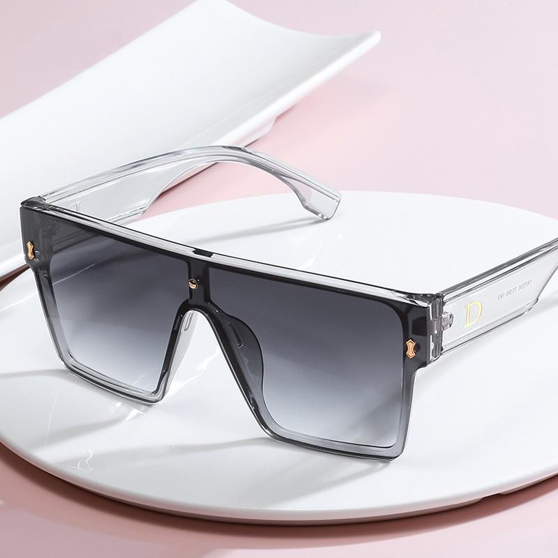 Классические Роскошные Мужские Солнцезащитные Очки Модные Гламурные Брендовые Очки для Женщин Квадратная Оправа Золотые Дизайнерские Солнцезащитные Очки