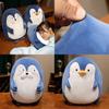 Cute And Adorable Penguin Plush Toy Pillow Blanket For Wholesale