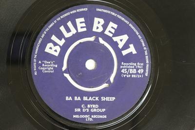 7-дюймовая пластинка CECIL BYRD SIR DEES GROUP LLOYD Ba Ba Black Sheep Come Over Here 45BB49 BLUE BEAT 1961 Великобритания Регги Ска Даб Б/у