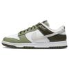 Dunk Low Oil Green Men Sneakers White Light-Bone Cargo-Khaki FN6882-100