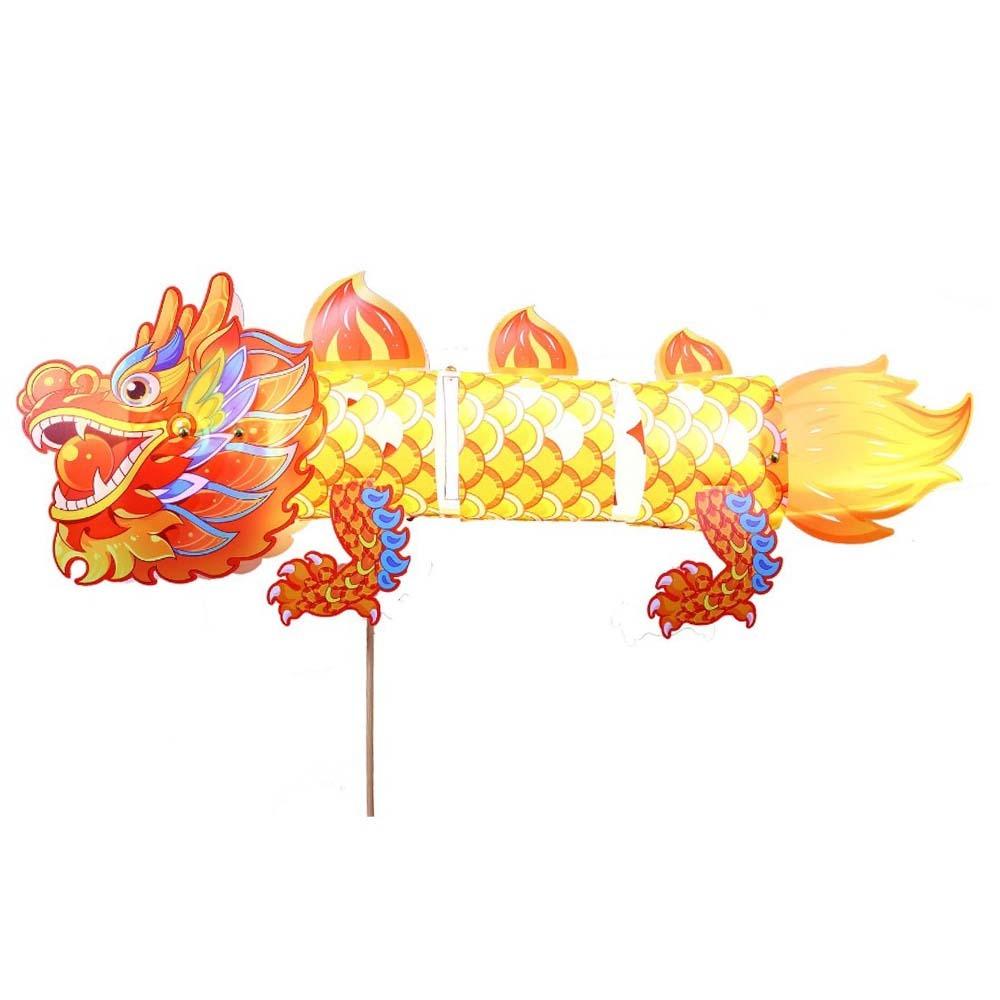 Ручной детский фонарь Лун из ПВХ, ручной работы, фонарь-дракон, аксессуары для ханьфу