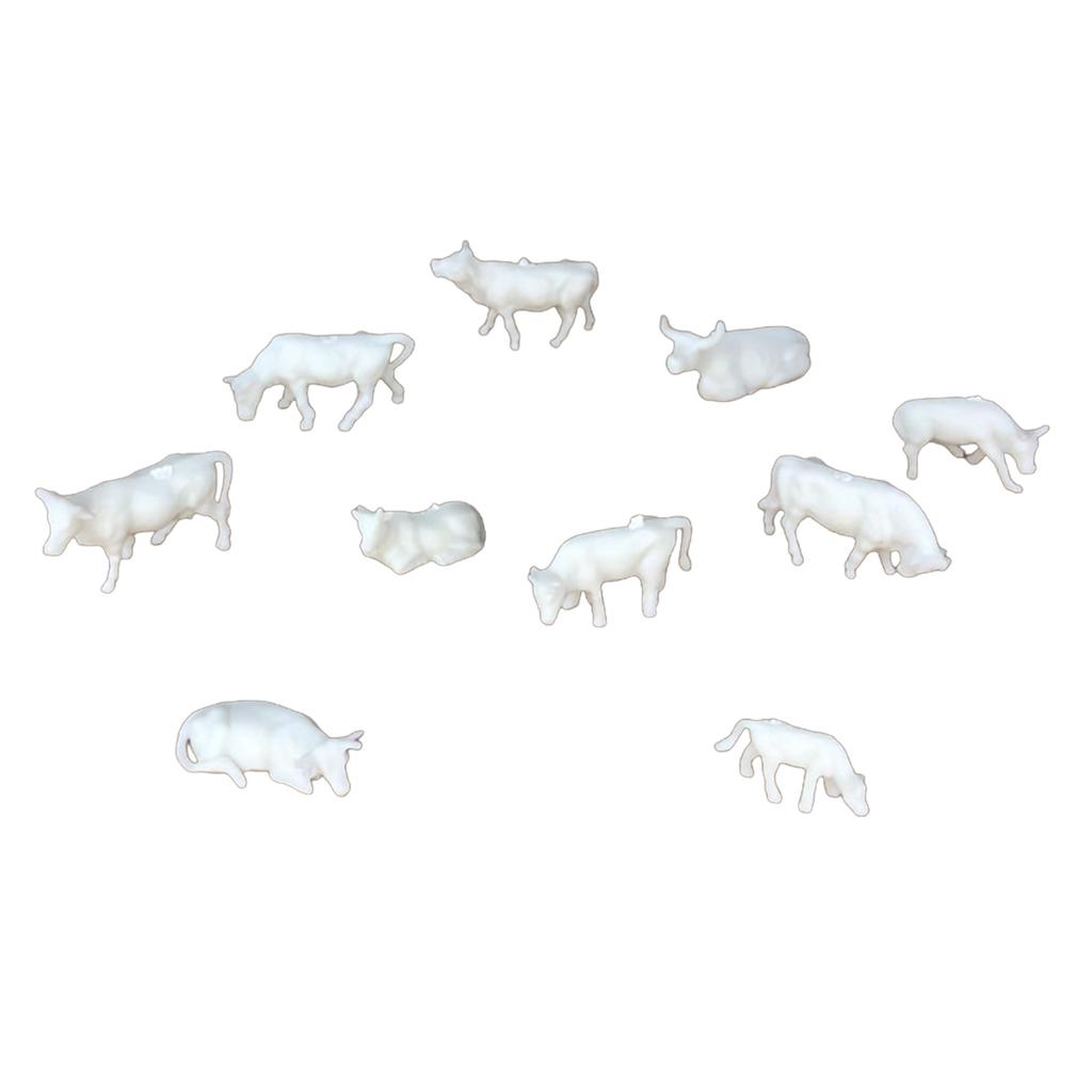 Farm Keeper Model Resin Miniature Farmers for 1/87 Scale DIY Scenery for Model Train Setups