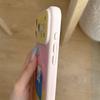Мультяшный чехол-сердечко с мишкой для iPhone 17/16 PROMAX - Милый, противоударный, с большим окном