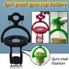 Gyro Cup Holder Car No-Spill Clip-On Drink Holder 360 Degree Rotatable