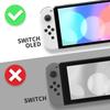 Not the Main Body Pattern Back Plate for eXtremeRate Switch Compatible with OLED PC Switch Back Switch Compatible with Switch OLED Joycon Handheld