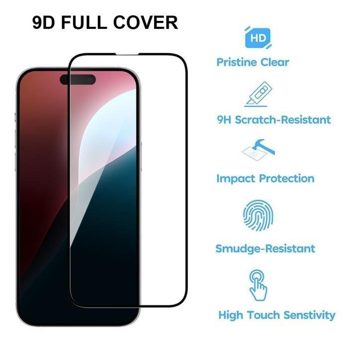 Verres Trempés - BOOLING - pour iPhone 16 Plus - Protection 9H - Anti-Rayures - Lot de 3