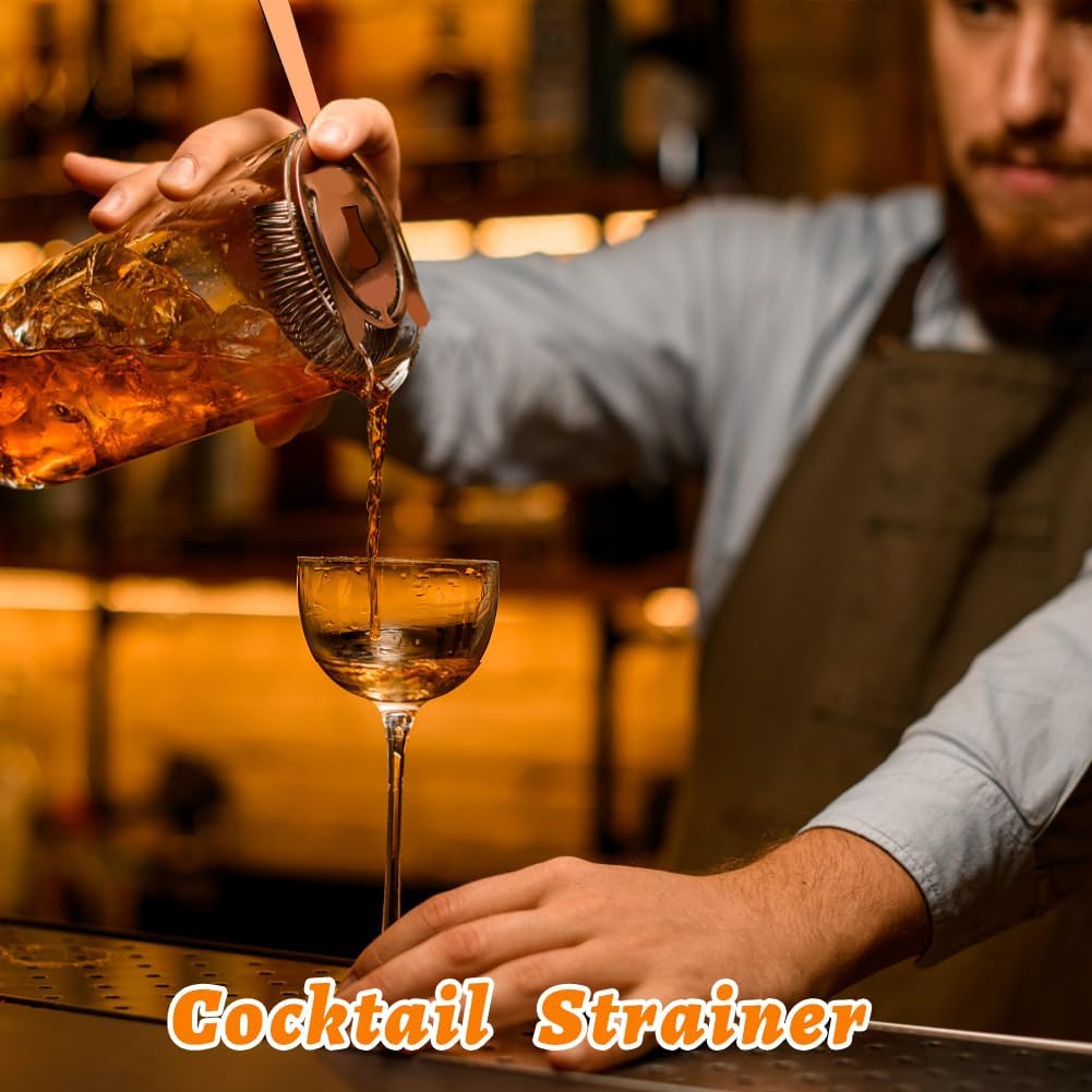 Фильтр SwirlColor, 2 шт. в упаковке, сито из нержавеющей стали, профессиональный инструмент для фильтрации коктейлей в баре, ресторане, дома - серебристый