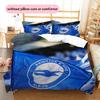 Cronulla Sharks Pattern Bedding Home Decoration Birthday & Festival Gift (1 * duvet cover + 2 * pillowcase, without core)