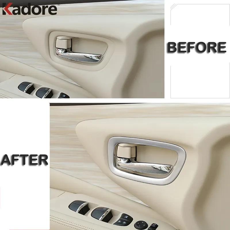 For Nissan Murano 2015-2017 2018 Matte Car ide Inner Door Handle Bowl Cover Trim Interior Accessories