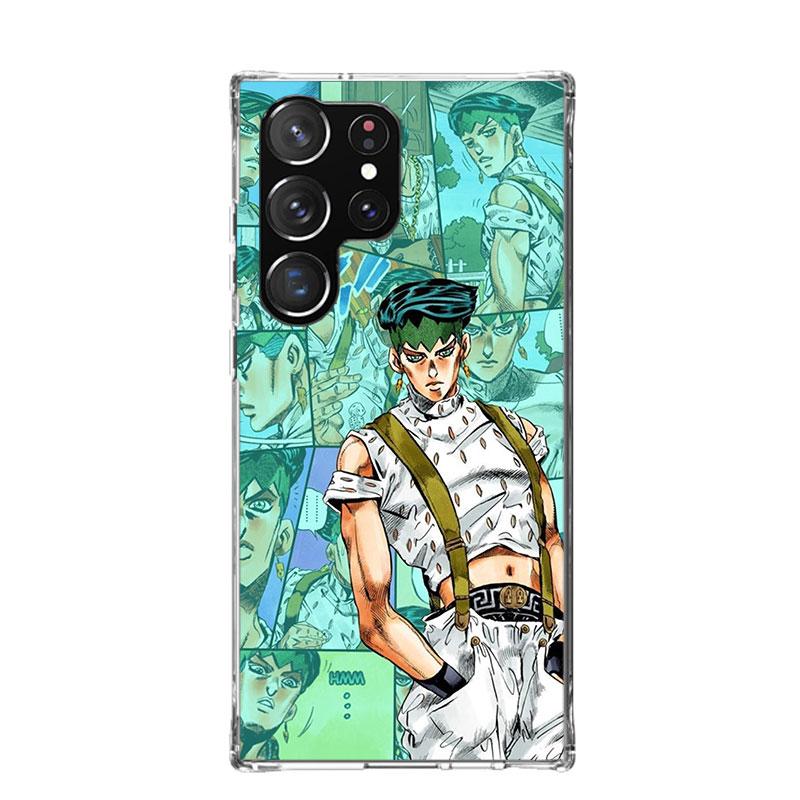 Чехол для телефона JoJo's Bizarre Adventure Рохан Кисибэ для Samsung Galaxy S26 Ultra S23 S24 S25 Edge S20 FE S21 S22 Plus Мягкий чехол с принтом