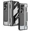 For Samsung Galaxy Z Fold7 5G Case Kickstand Hard PC Phone Cover with Screen Film
