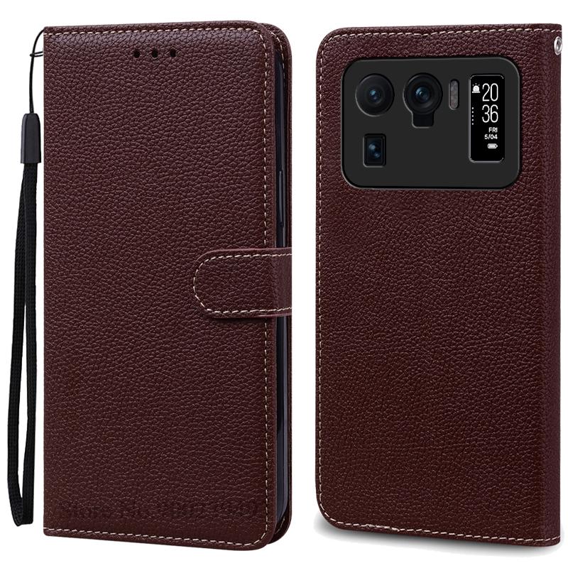 Чехол Mi 11 Ultra для Xiaomi Mi 11 Ultra, кожаный чехол-книжка с откидной крышкой для Xiaomi Mi 11 Ultra, силиконовый чехол-книжка Fundas