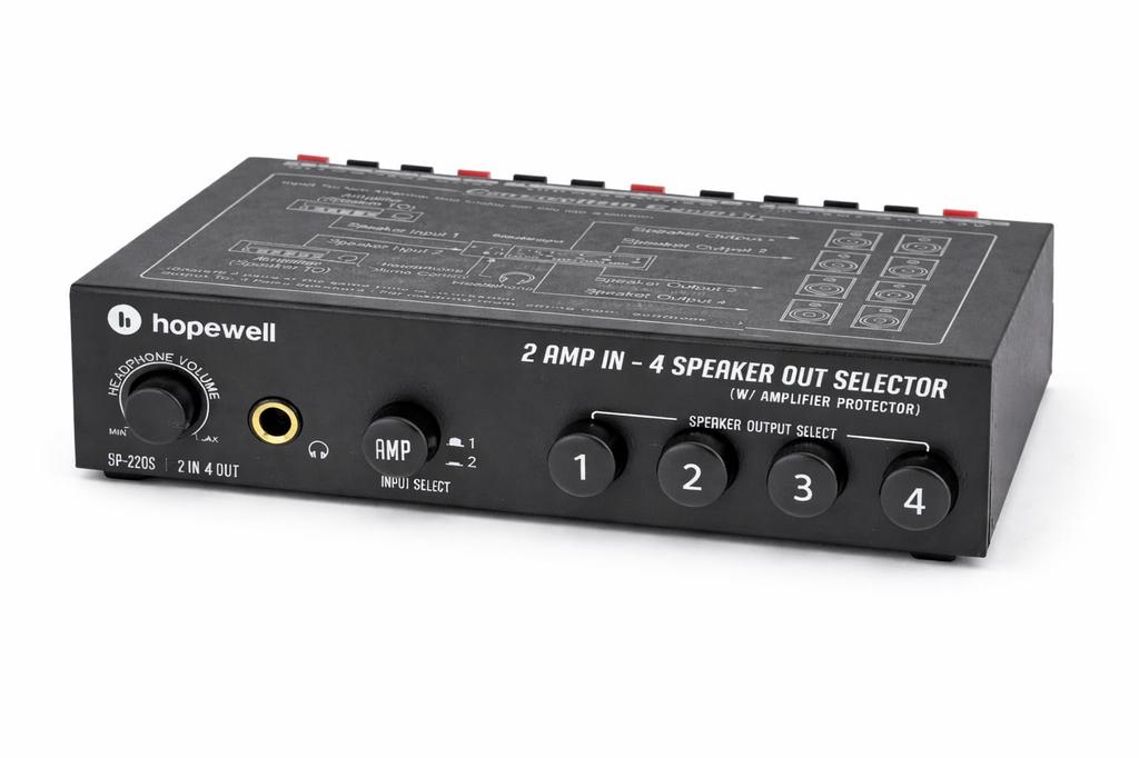 Basicest Speaker Selector Switch 2-in 4-out