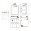 Sticky notes cute 5 books totaling 150 sheets memo point stationery subtle gift index bookmark.