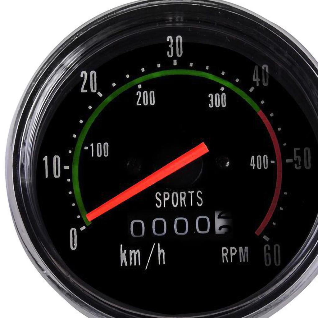 Bicycle Speedometer Bike Speed Meter Circular Universal Mechanical Accurate Measurement