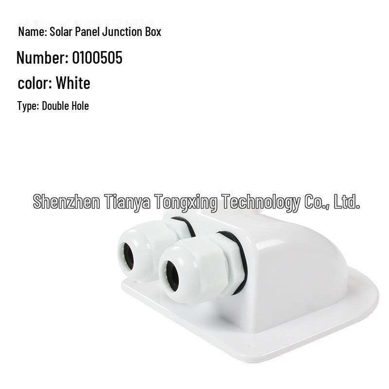 Waterproof RV Roof Junction Box for Solar Panel Wiring