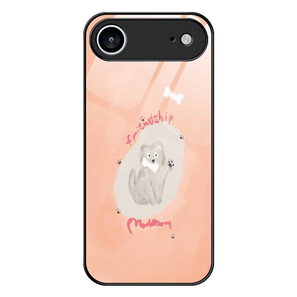 Для iPhone 17 Air Чехол ПК ТПУ Закаленное стекло Печать с рисунком Ударопрочная Задняя крышка для телефона