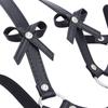 Европейская и американская сексуальная кожаная одежда сексуальный пояс для живота кольцо для ног пара SM связывание флирт секс-игрушка