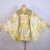Sexy Japanese Kimono Cosplay Costume Silk Flower Deep V Underwear Gown Sleepwear One Piece Women's (S59-1, L)