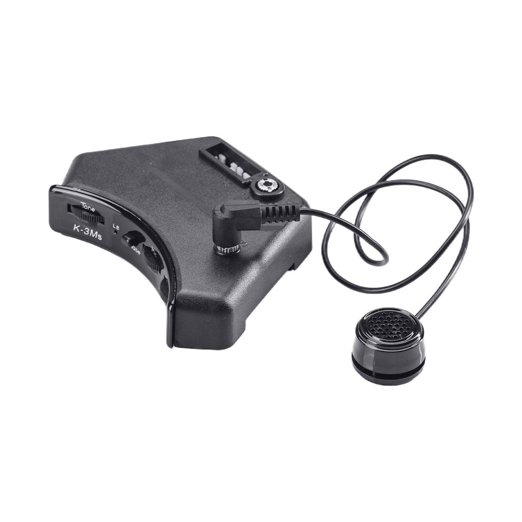 Sound Hunter Acoustic Guitar Sound Hole Pickup Active Piezoelectric Pickup 2 Pickup Modes Piezo and Mic Supports Volume