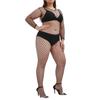 Oversize Women Mesh Hollow Sexy Bodystockings Large Plus Size See Through Erotic Open Crotchless Lingerie Bra Set XXXXL
