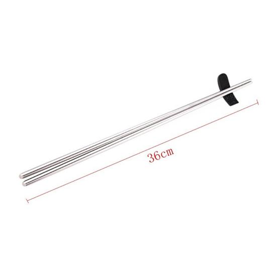 Roamtic Fashion Kitchen Pot 14inch Non-slip Hot Long Noodles Chopsticks Fried Stainless Steel