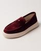Women's Loafers 4000 36 Burgundy Suede
