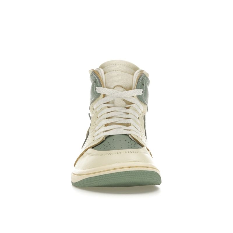 Женские кроссовки Air Jordan 1 High Method of Make Jade Smoke кремового цвета Legend-Sand Sail FB9891-104