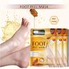Пара медовых отшелушивающих масок для ног, увлажняющих и питающих сухие ноги, смягчающих омертвевшую кожу, делая ноги гладкими и нежными.