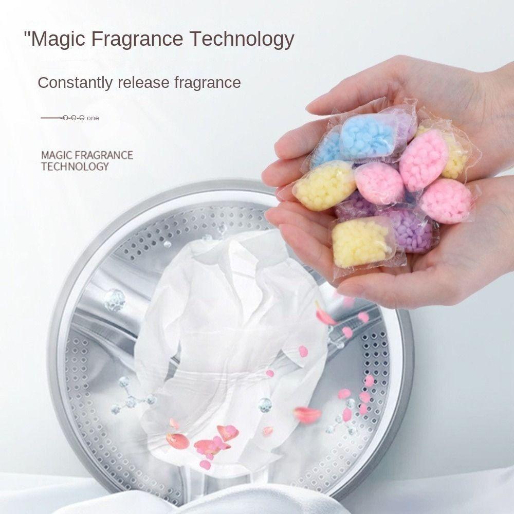 5 Packs Portable Detergent Beads Small Particle Household Cleaning Products New Laundry Beads