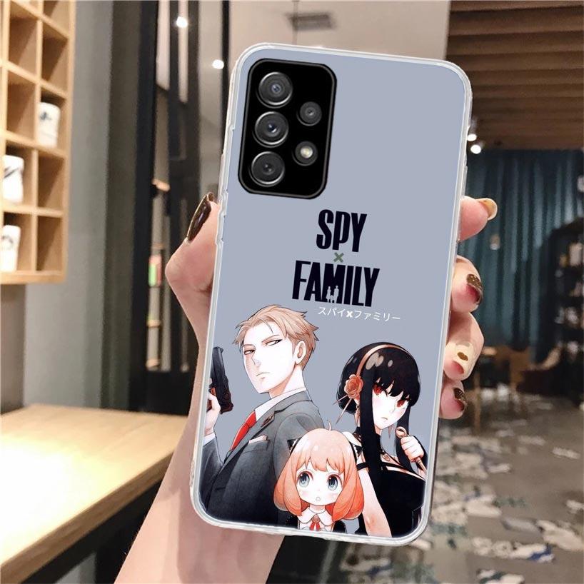 Мягкий чехол для телефона «Spy × Family Anime» для Samsung Galaxy A52 A53 A12 A13 A22 A23 A32 A33 A72 A73 5g A02s A03s A50s с узором