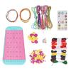 Friendship Bracelet Making Kit with 30 Strings Roped 13 Colorful Nails 30 Colorful Pegs Jewelry