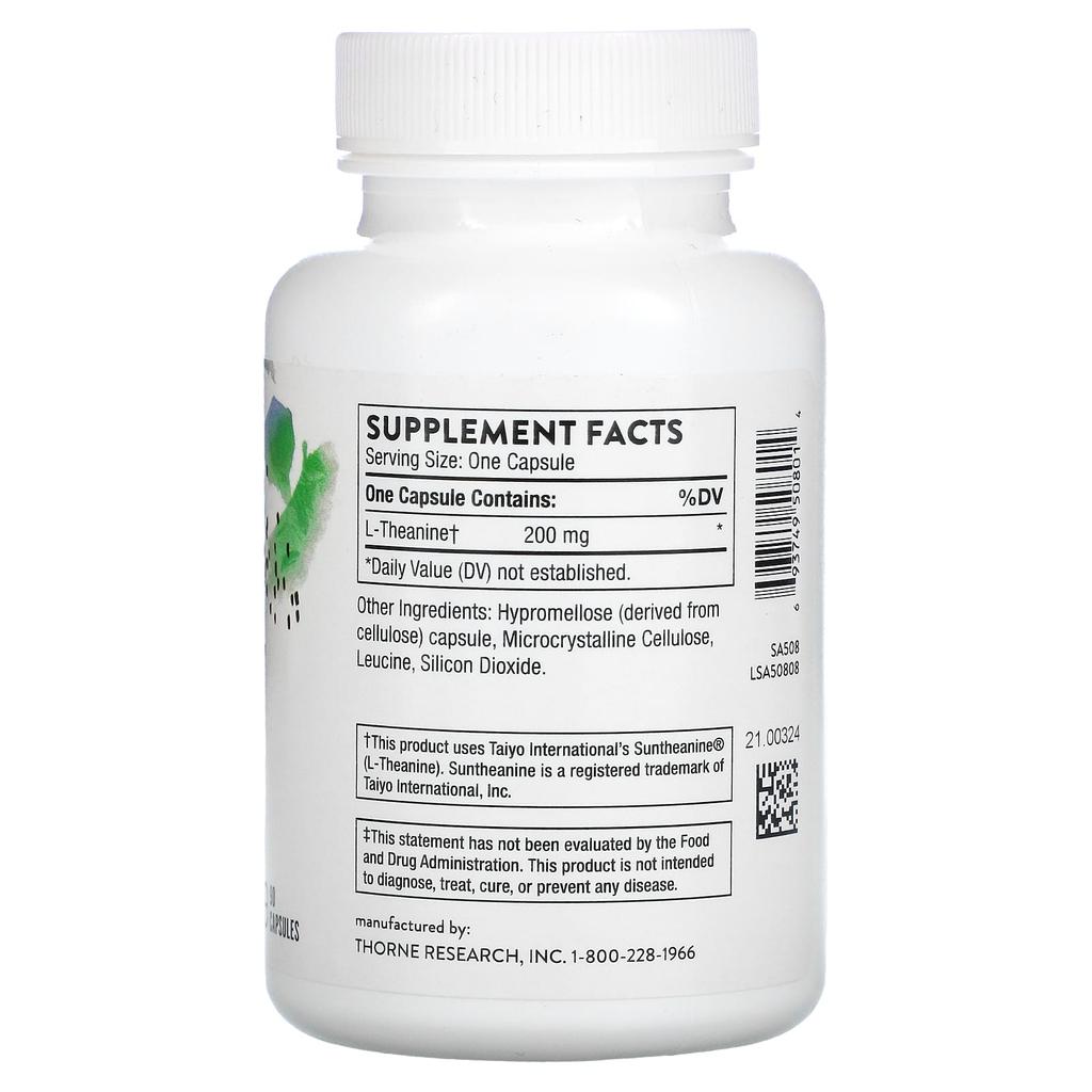 Thorne Theanine, 90 Veggie Caps