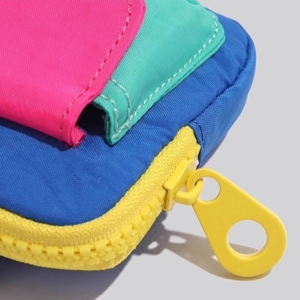 Stylish Portable Storage Bag Portable Zipper Earphone Case Compact Small Hanging Bag Daily