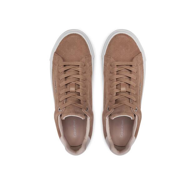Кроссовки Calvin Klein Flatform Cup Lace Up W/Ml HW0HW02282 коричневый