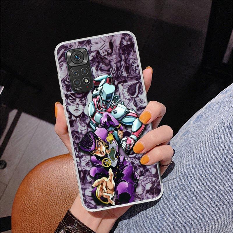 Чехол для телефона с аниме JoJo's Bizarre Adventure для Xiaomi Redmi Note 15 14 13 12S 12 11 Pro Plus 14S 11S 11E 10 10S 11T 5G Персонализация