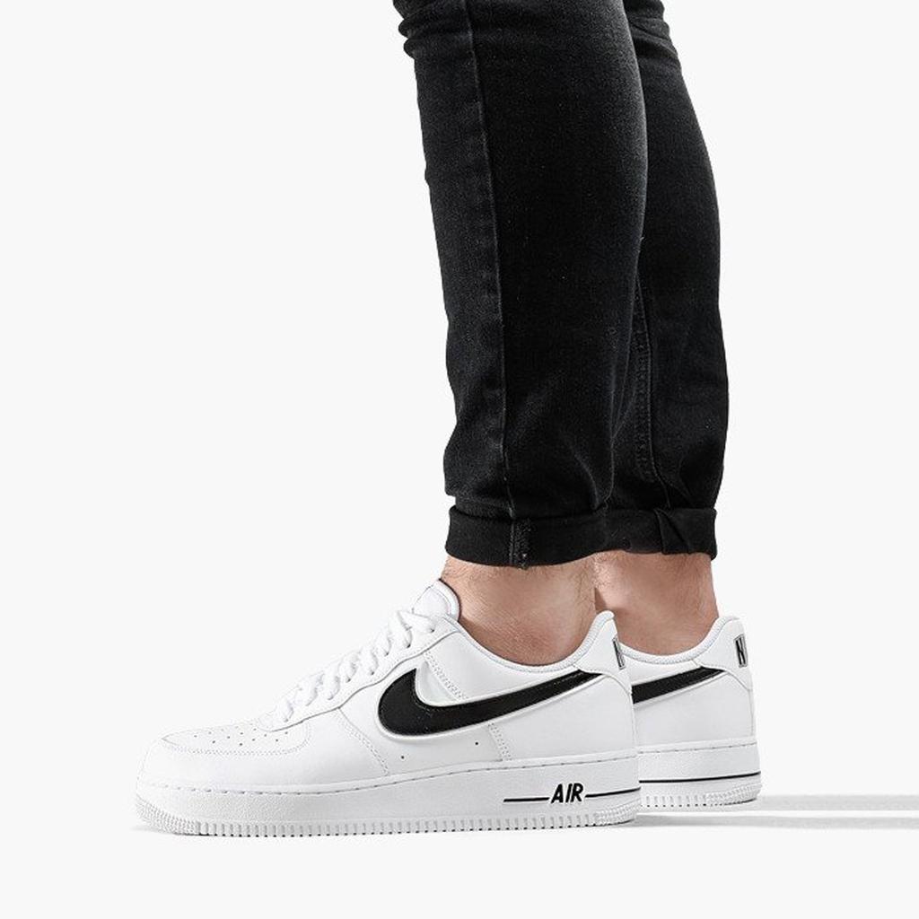 Nike Кроссовки Air Force 1 Low Белые Черные 2018 AO2423-101