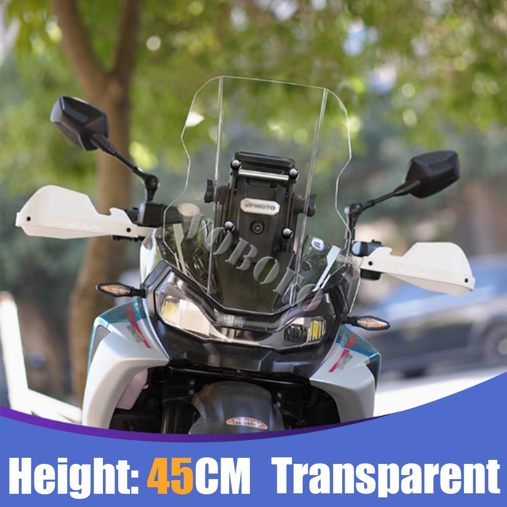 Heightened and Modified Motorcycle Windshield Windscreen Front Glass Accessories For CFMOTO 800MTX 800MT-X 800 MTX